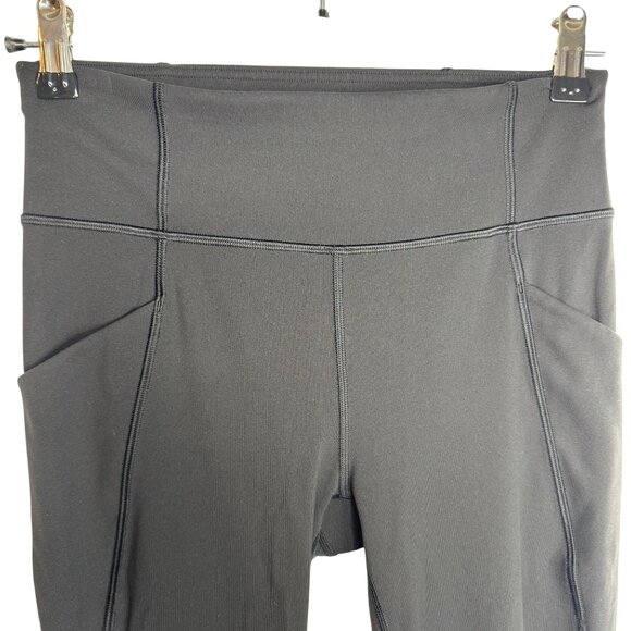 Lululemon Black High-Rise Capri Leggings Size 6 - Picture 3 of 10